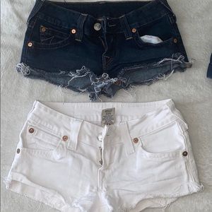 Bundle of 3 shorts! True religion size 27